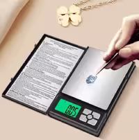 ترازو دیجیتال نوت بوکی 500 گرمی با دقت 0.01 گرم