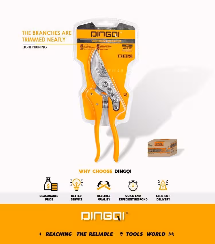 قیچی باغبانی حرفه ای مدل 44212 دینگی DINGQI