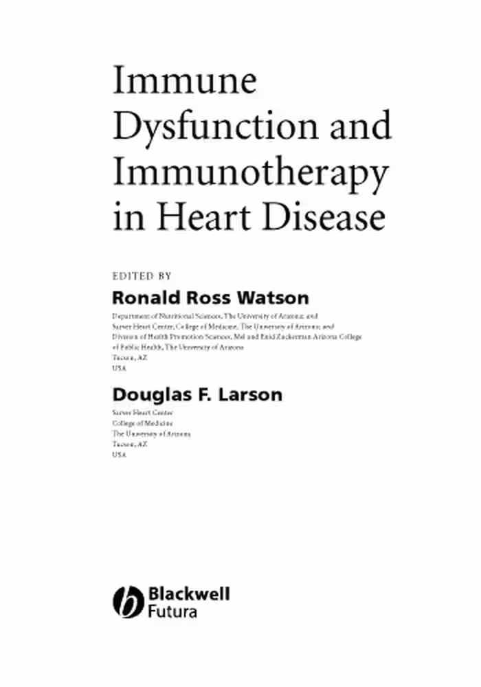 خرید و دانلود نسخه کامل کتاب Immune Dysfunction and Immunotherapy in Heart Disease