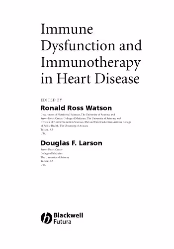 خرید و دانلود نسخه کامل کتاب Immune Dysfunction and Immunotherapy in Heart Disease