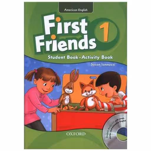 کتاب American First Friends 1 (Student Book Activity Book) QR (وزیری) (جنگل) اثر سوزان ایانوزی