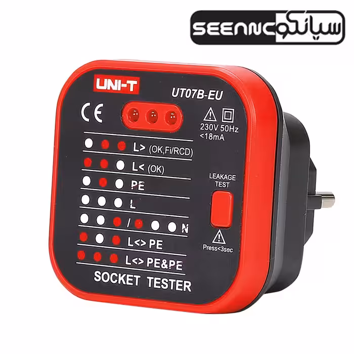 تستر پریز و سوکت یونیتی UNI-T UT07B-EU