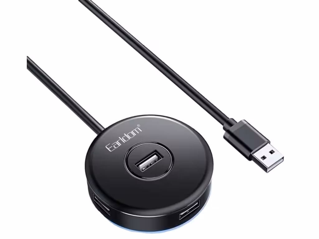 هاب یو اس بی 4 پورت ارلدامEARLDOM 4port HUB model ET-HUB13