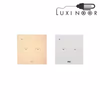 کلید هوشمند لمسی طرح مدرن اف ای سی 2پل مدل FEC-SW-02