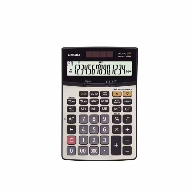ماشین حساب کاسیو مدل DJ-240D plus