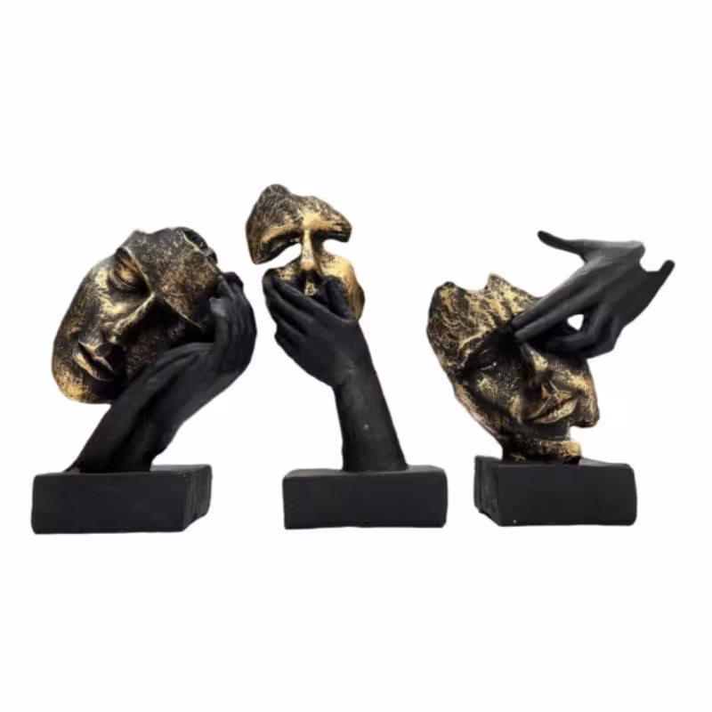 مجسمه رخ کر و کور لال کد IR145