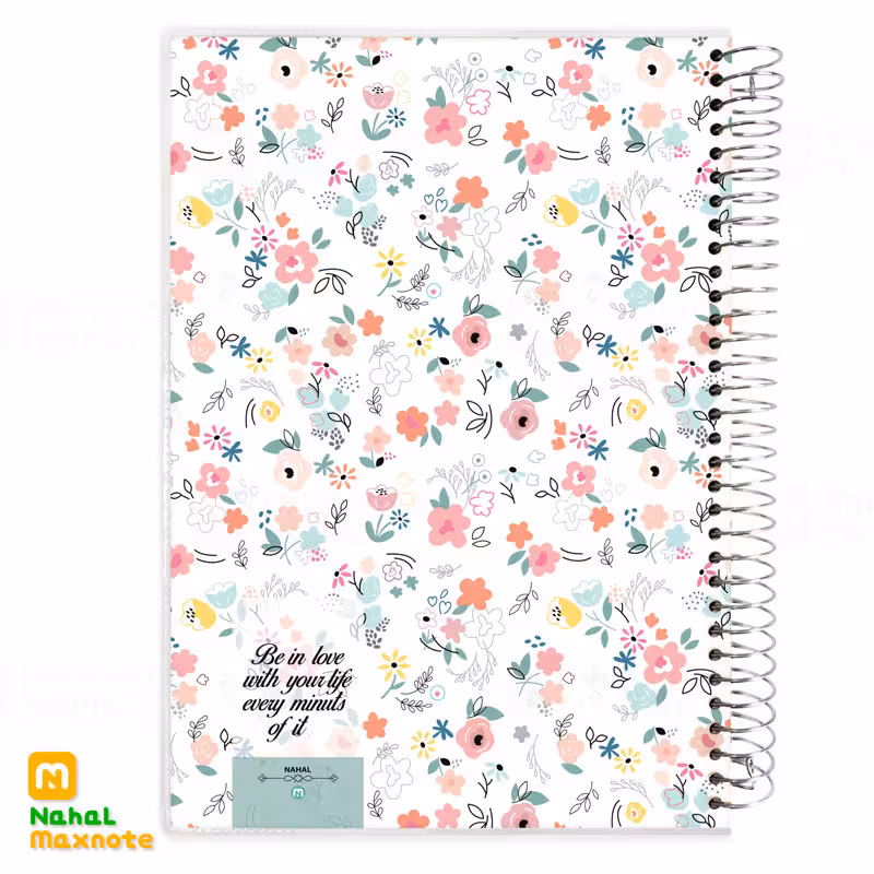 دفتر160 برگ سیمی طلقی کد 3162.طرح 6