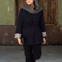 بارانی کتان مدل ویشکا