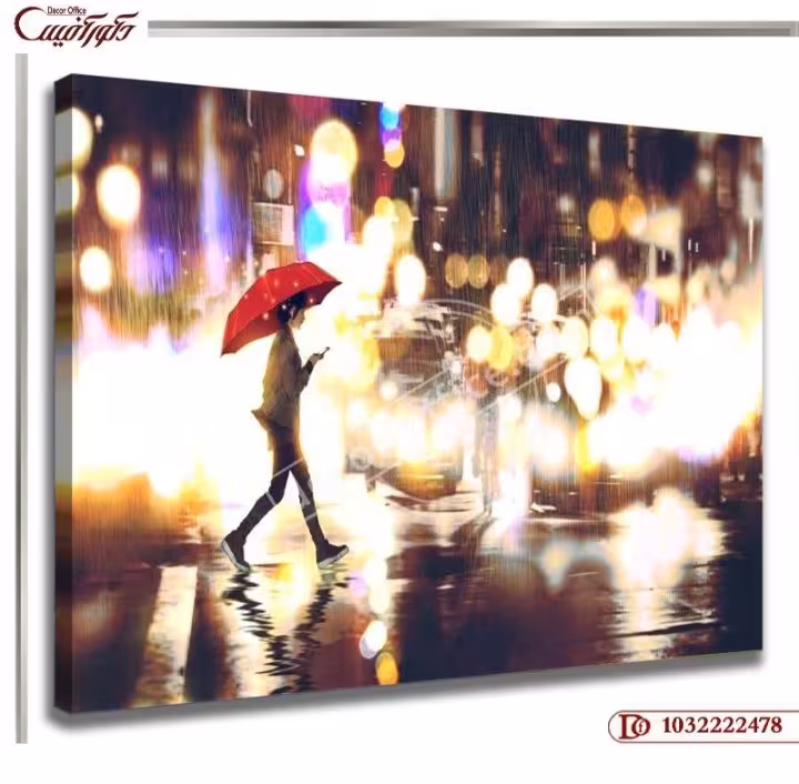 تابلو دیواری منظره شهری R2478