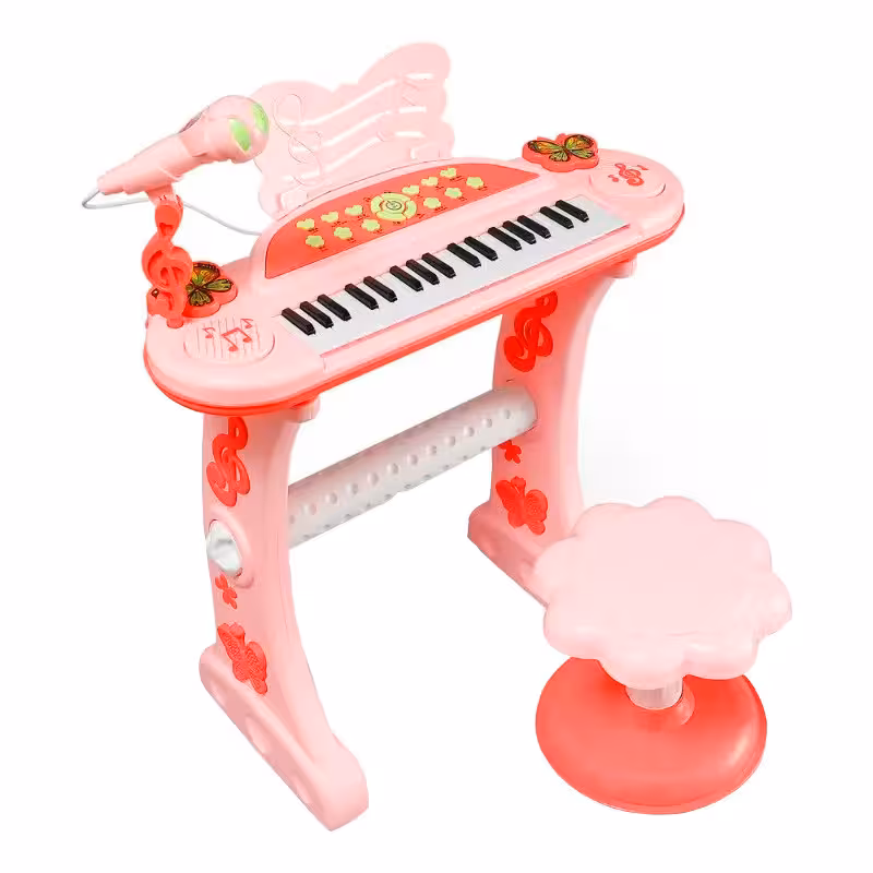 اسباب بازی مدل ارگ صندلی دار طرح فانتزی کد 8868-B