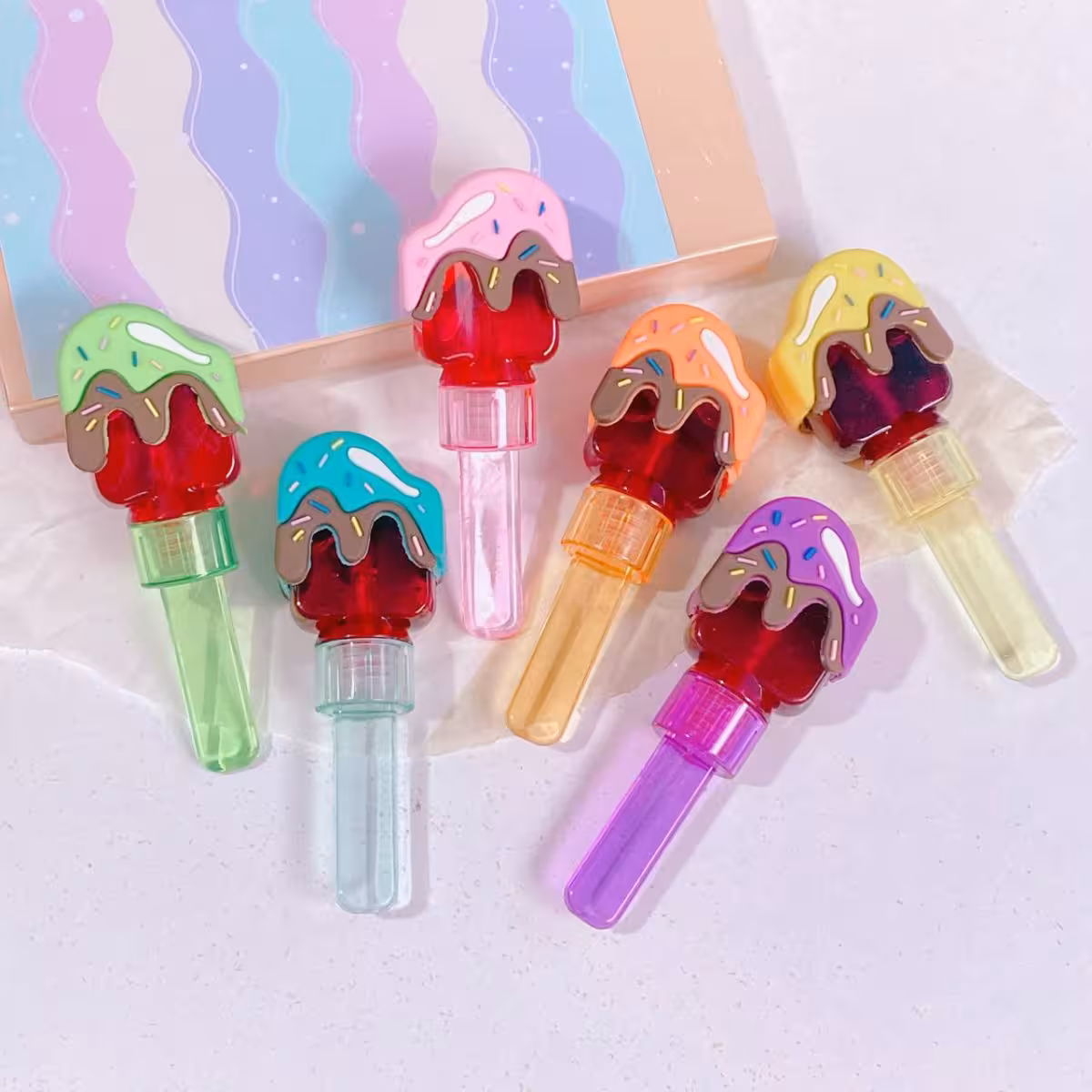 تینت لب بستنی چوبی