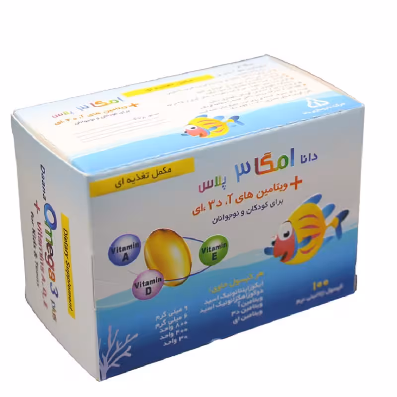 کپسول امگا 3 پلاس ویتامین نوجوانان دانا