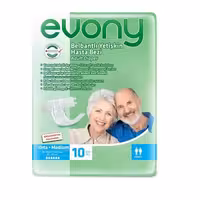 پوشینه بزرگسالان اوونی ایونی evony چسبی سایز متوسط 10 عددی