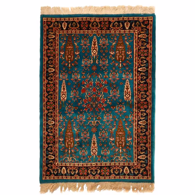 فرش دستباف دو نیم متری مدل باغ بهشت