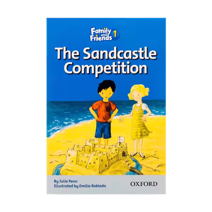 کتاب داستان کوتاه سطح 1 کودکان The sandcastle competition Family Readers