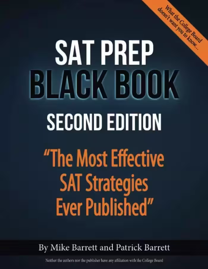 اس ای تی پریپ بلک بوک | کتاب انگلیسی SAT Prep Black Book
