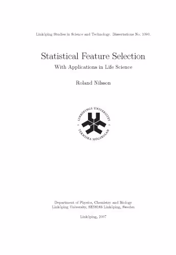 خرید و دانلود نسخه کامل کتاب Statistical feature selection : with applications in life science