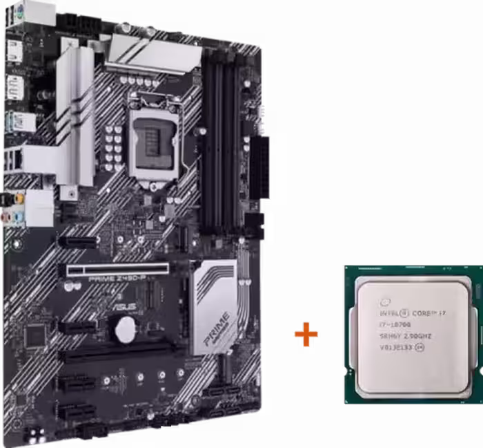 باندل مادربرد ASUS PRIME Z490-P به همراه پردازنده INTEL CORE I7 10700