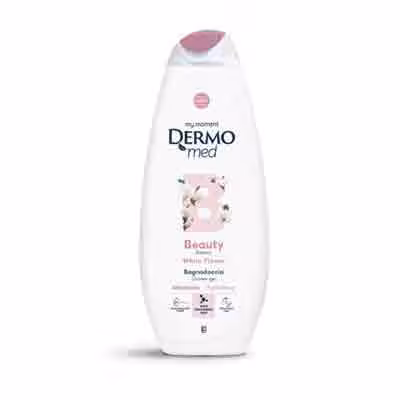 شامپو بدن ایتالیایی درمومد DERMOMED Beauty White Flower با گل سفید 750 میل