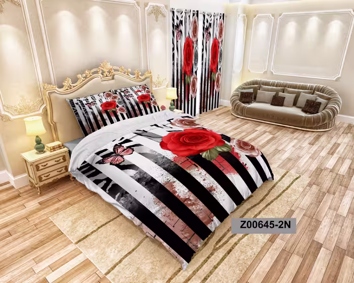 لحاف روتختی تنسل سه بعدی (3D) کالای خواب متین کد 645