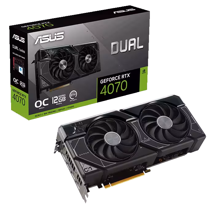 قیمت و خرید کارت گرافیک ایسوس مدل ASUS Dual GeForce RTX 4070 OC Edition
