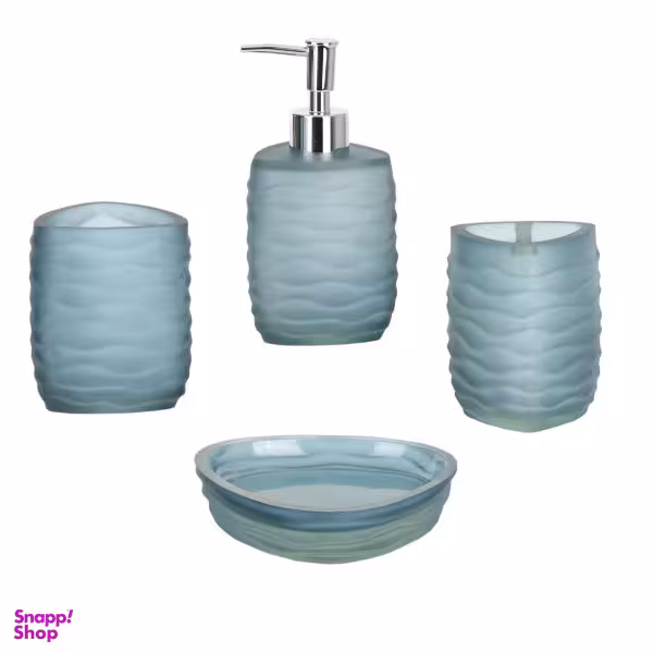 ست سرویس بهداشتی 4 پارچه دلفین مدل موج