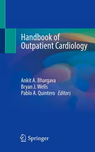 خرید و دانلود نسخه کامل کتاب Handbook of Outpatient Cardiology
