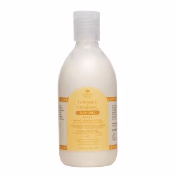 لوسیون بدن نیچر سپل Nature Spell مدل turmeric   vtamin c حجم 276 میل اصل | مناسب انواع پوست