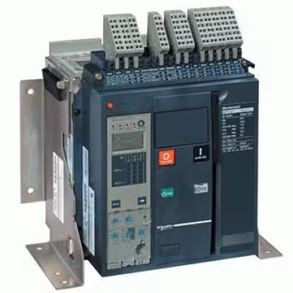 کلید اتوماتیک 800 آمپر اشنایدر سه پل 50KA فیکس موتوردار میکرولوجیک 2.0