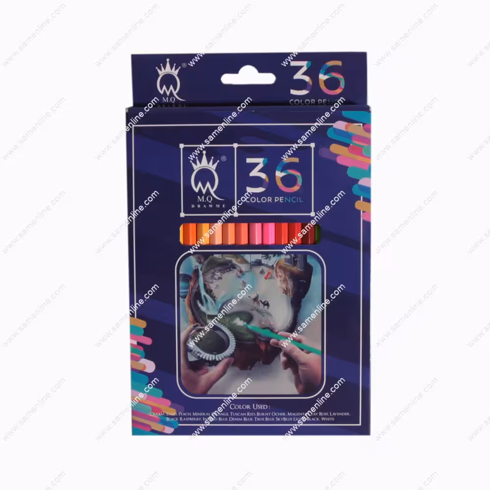 مدادرنگی 36 رنگ ام کیو مدل MQ-00036 gold