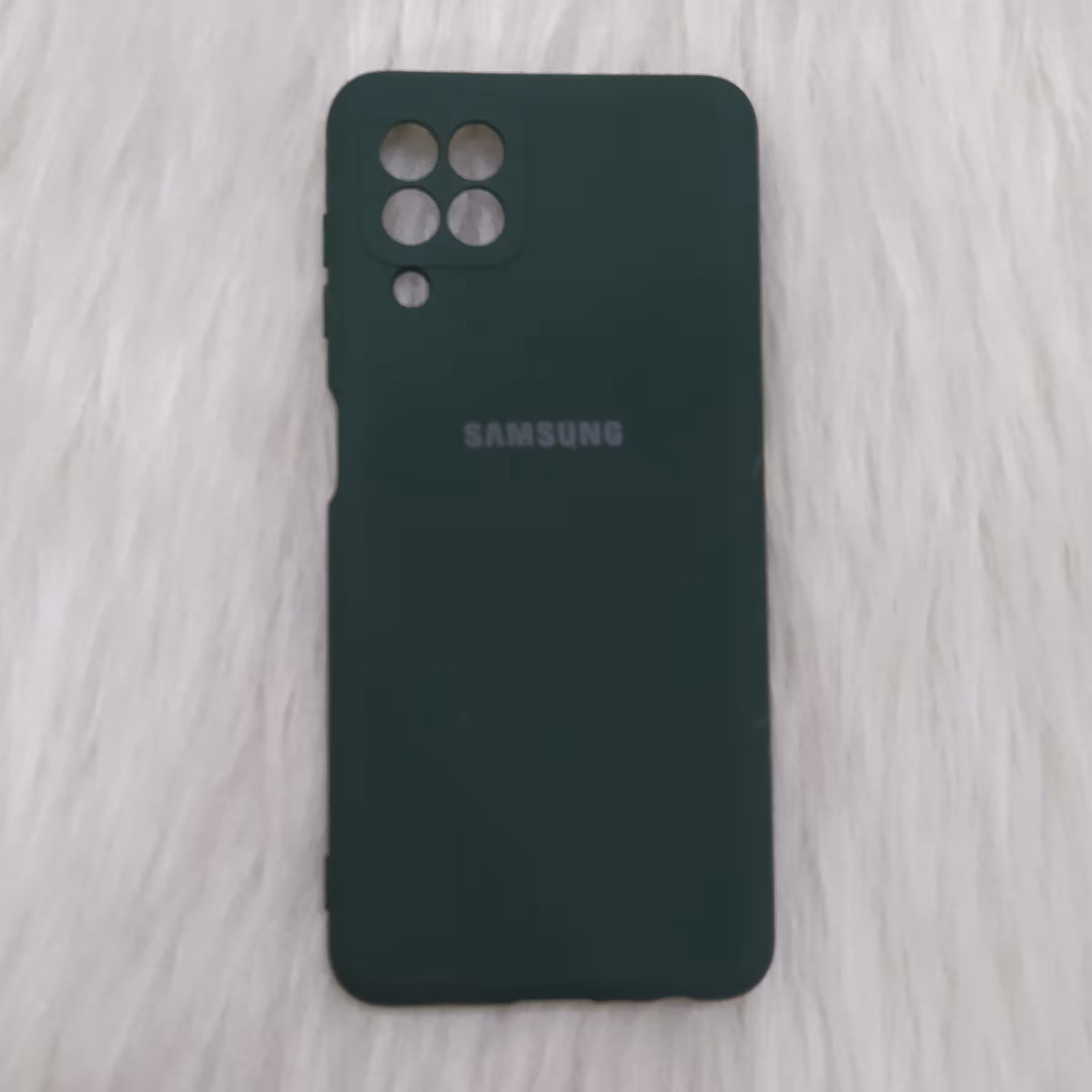 گارد سامسونگ A22 4G و M32 سیلیکونی داخل موکت رنگ سبز چریکی 