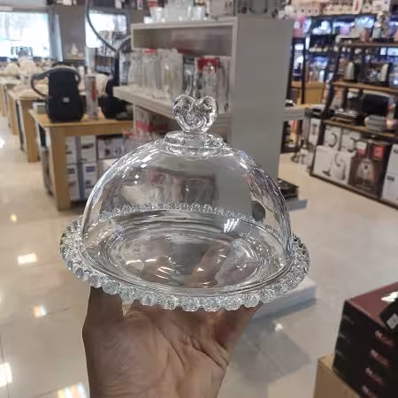 کیک خوری بلوری دربدار ترکیه مدل Love sur 14