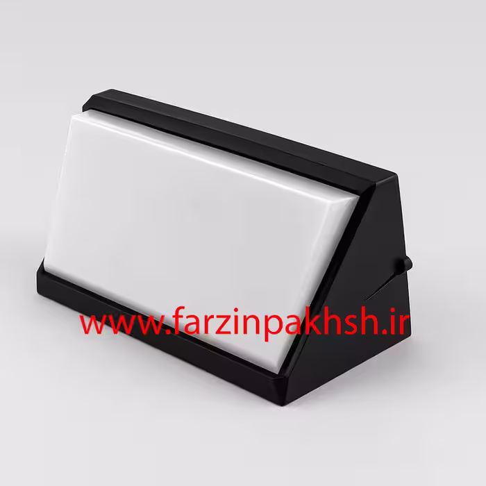 چراغ دیواری 12 وات IP65 پارس شعاع توس مدل آروین بدنه مشکی