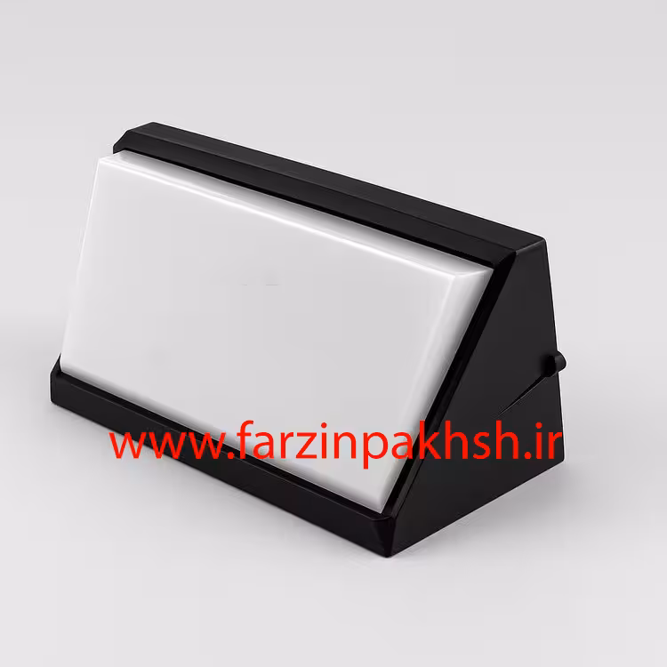 چراغ دیواری 12 وات IP65 پارس شعاع توس مدل آروین بدنه مشکی