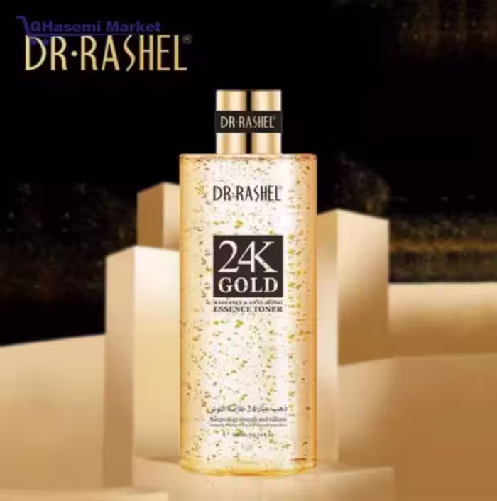 تونر مرطوب کننده دکتر راشل مدل گلد Dr Rashel 24K Gold Essence Toner 300ml - قاسمی مارکت