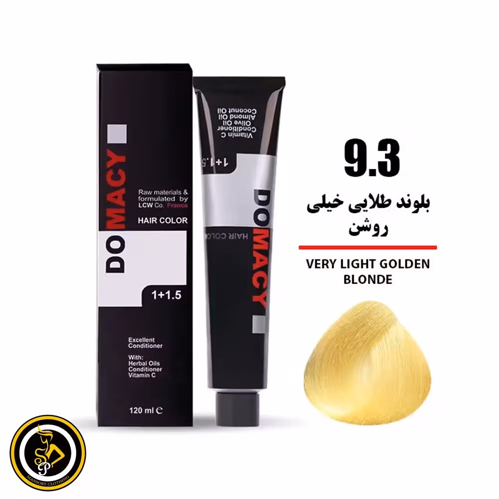 رنگ مو بلوند طلایی خیلی روشن دوماسی شماره 9.3
