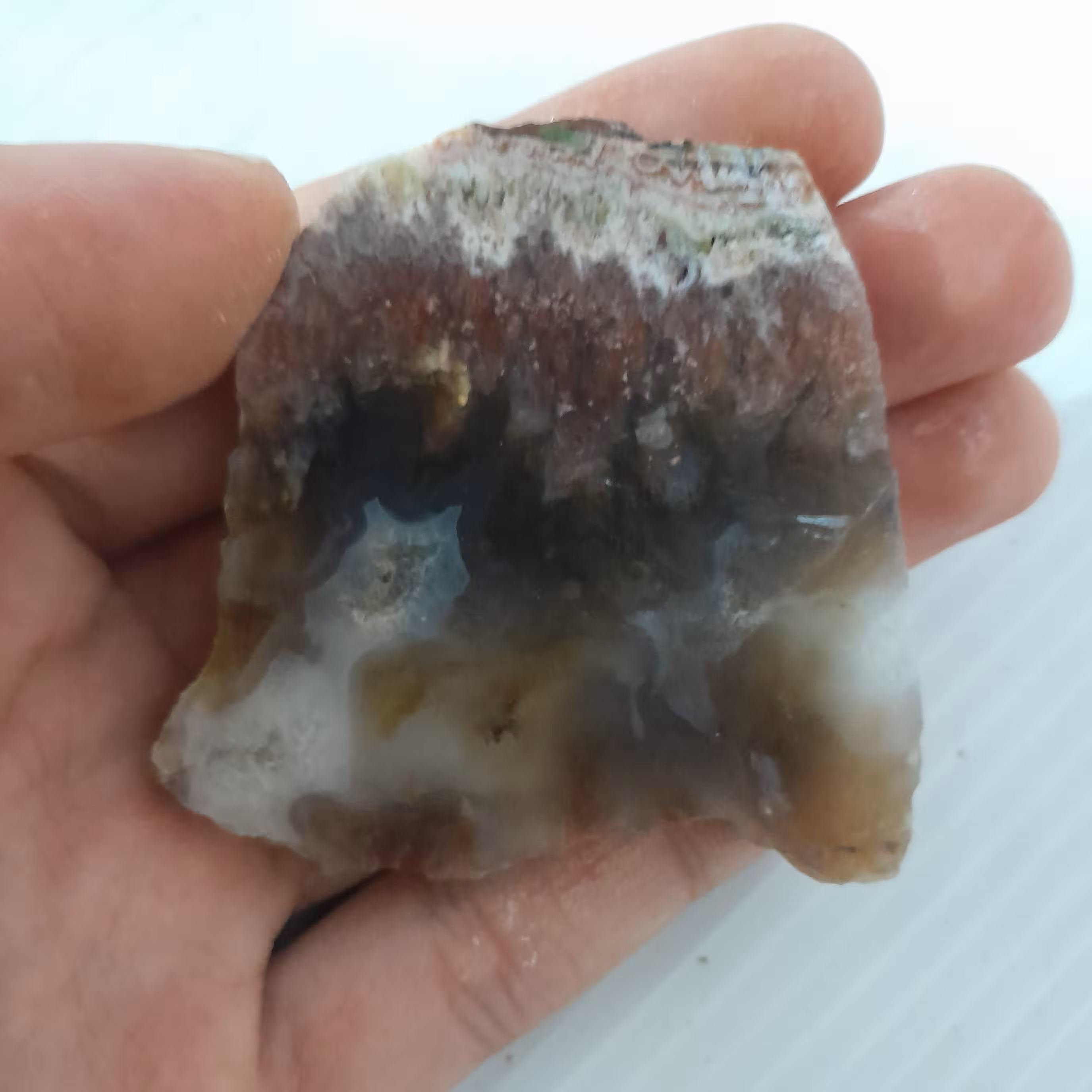 اسلایس سنگ عقیق منظره کد 141