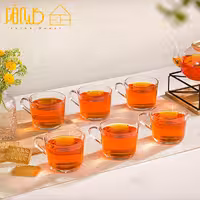 فنجان شیشه ای لیمون 2282