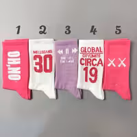 جوراب ساقدار الیت نوشته دار سری Play