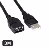 کابل USB افزایش طول 3 متری DETEX