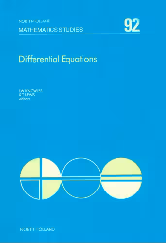 خرید و دانلود نسخه کامل کتاب Differential Equations: Conference Proceedings