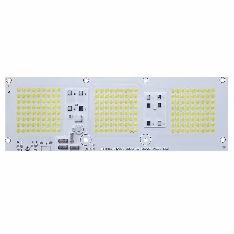 LED COB مهتابی 150W 220V پروژکتوری پفکی سایز 247x83mm