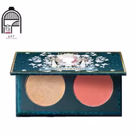 رژ گونه و هایلایتر پودر فشرده بریجتون بوکت کیکو میلانو bridgerton bouquet Pressed powder blush And highlighter Kiko Milano