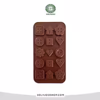 قالب شکلات سیلیکونی دکمه مارکو