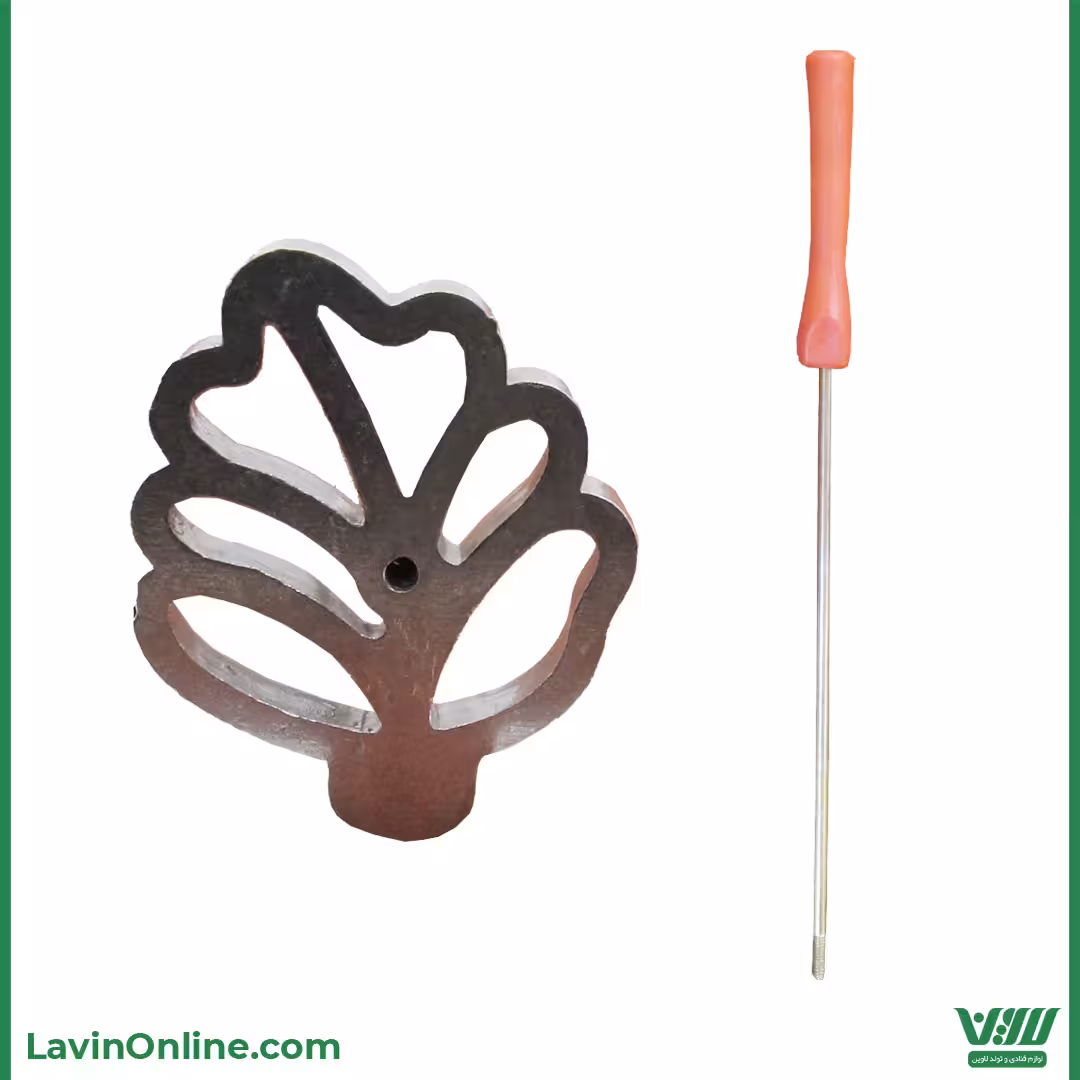 قالب شیرینی پنجره ای طرح برگ