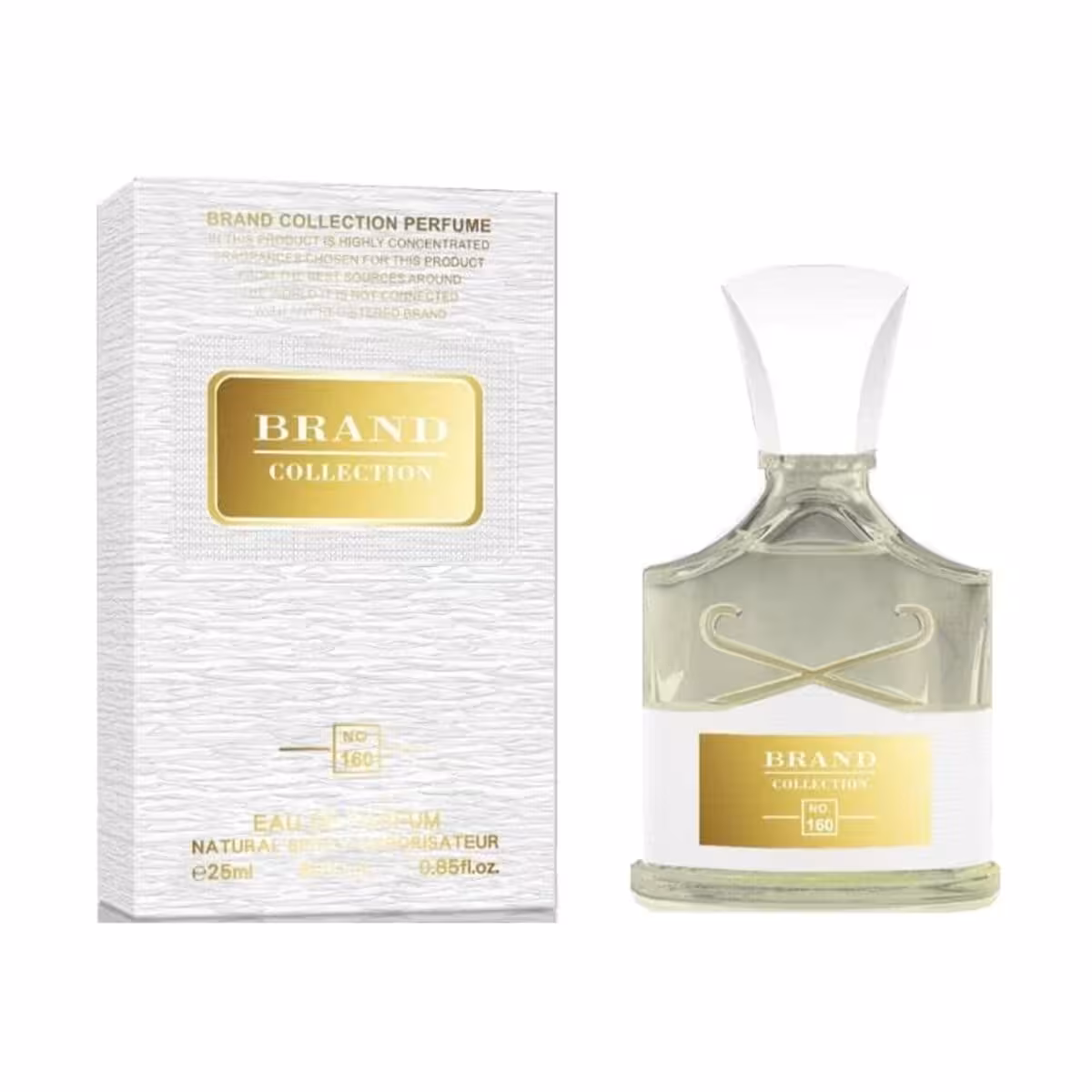 عطر جیبی حجم 25 میل شماره 160 کرید اونتوس زنانه برند کالکشن - Brand Collection