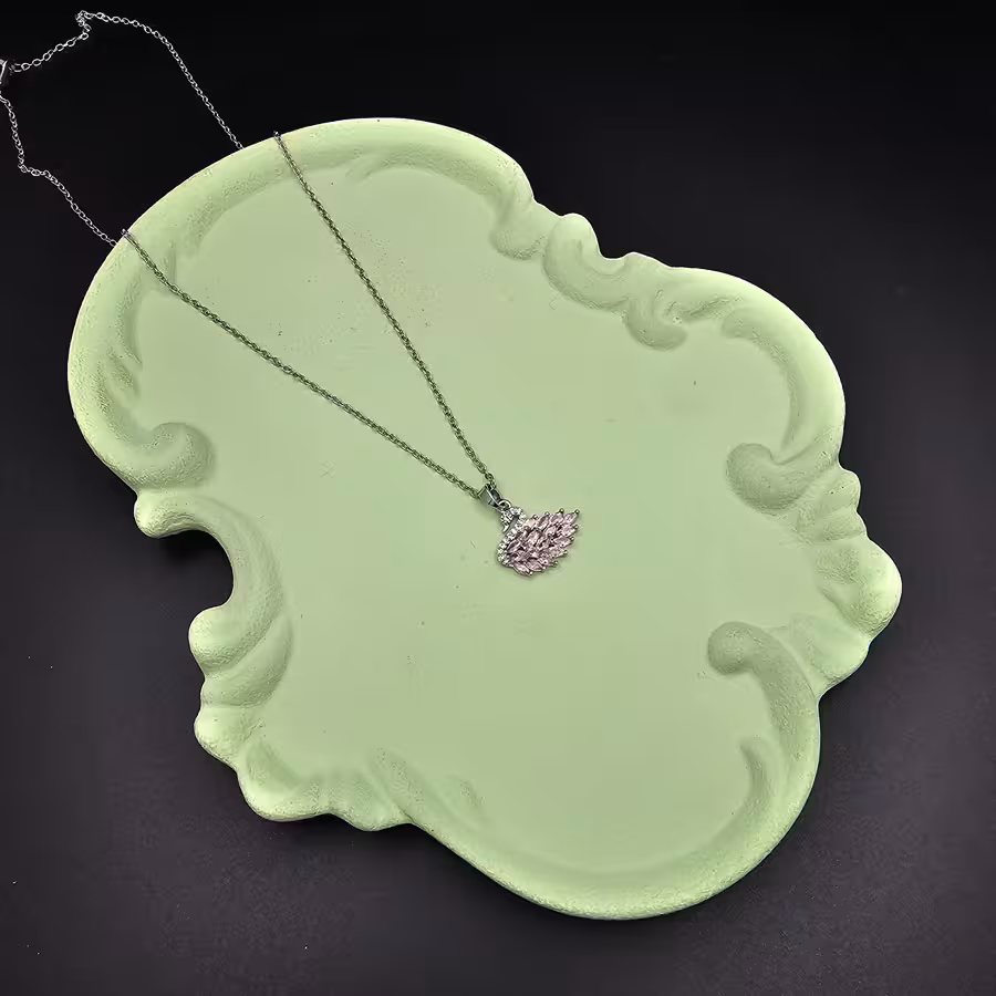 گردنبند جواهری زنانه طرح غو