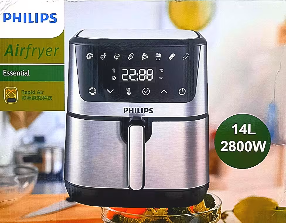 سرخ کن فیلیپس دوالمنت مدل 9270 منو فول تاچ رنگی (با لیبل هک شده)(سبدجداشونده ظرفیت 14 لیتر) (قابلیت پخت مرغ کامل)