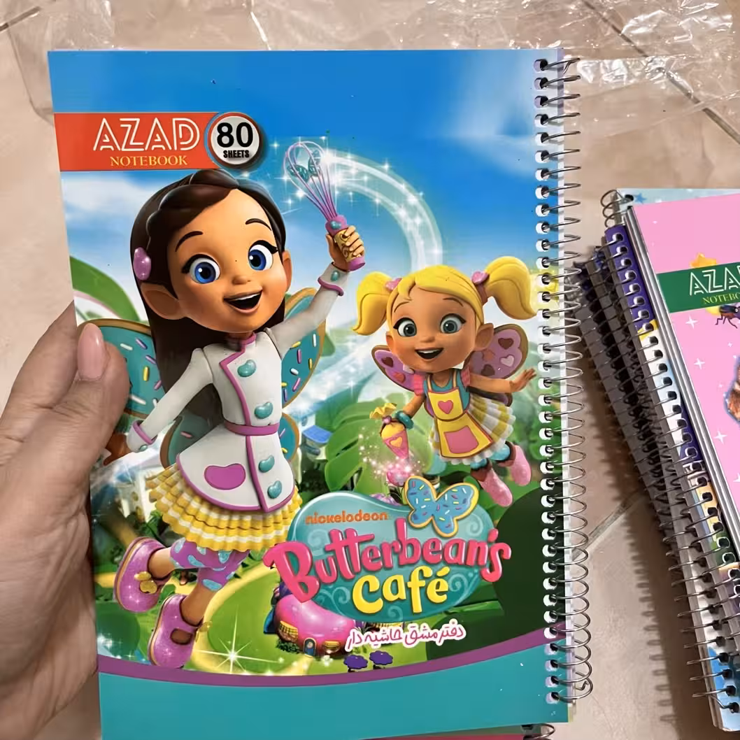دفتر مشق حاشیه دار 80 برگ