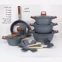 سرویس 15 پارچه گرانیتی DONNOR نوک مدادی با ضمانت 12 ماهه ارسال رایگان